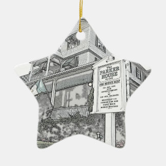 Parker Haus-Skizze - Jersey-Ufer Keramikornament