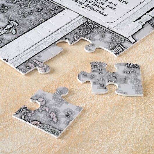 Parker Haus-Skizze - Jersey-Ufer Puzzle (Seite)