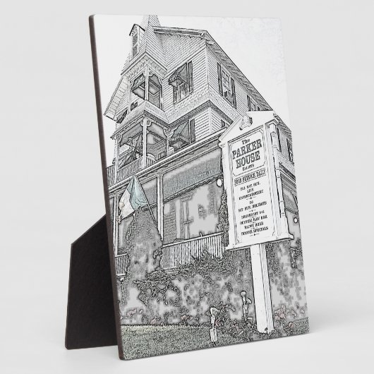 Parker House Sketch - Jersey Shore Fotoplatte (Seite)