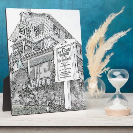 Parker House Sketch - Jersey Shore Fotoplatte (Seite)