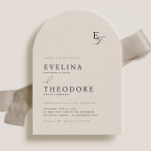 Parker Monogram Wedding Einladung