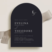 Parker Monogram Wedding Einladung