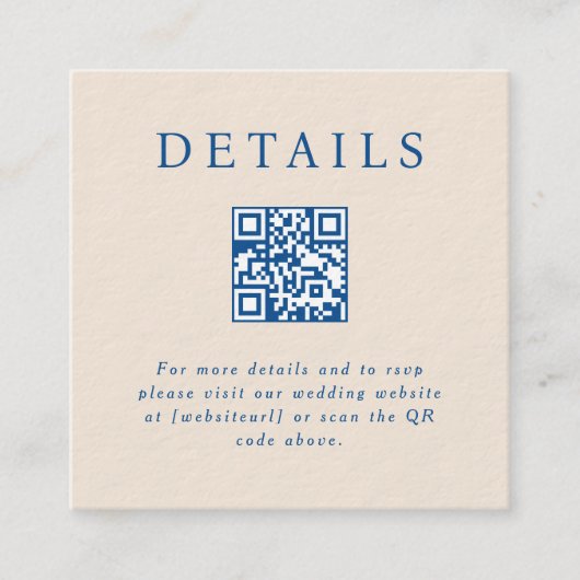 Parker QR Code Einsteckkarte Begleitkarte (Vorderseite)