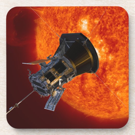 Parker Solar Probe Spacecraft Getränkeuntersetzer (Vorderseite)