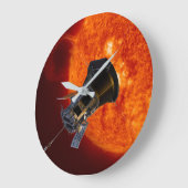Parker Solar Probe Spacecraft Große Wanduhr (Winkel)