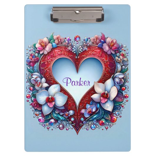 PARKER ~ Valentinstag ~ Zwischenablage Klemmbrett (Vorderseite)