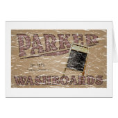 Parker-Waschbrett - Not (Vorderseite (Horizontal))