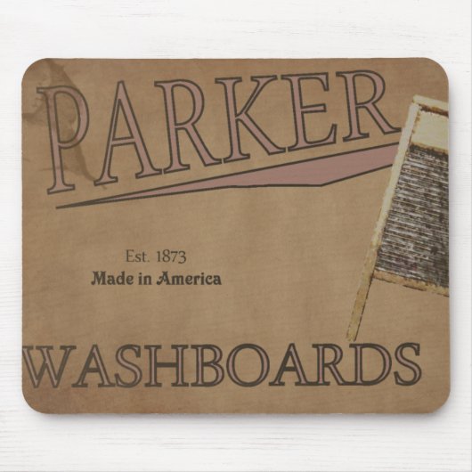 Parker-Waschbretter Mousepad (Vorne)
