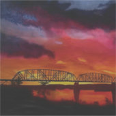 Parker-Zugbrücke #1 Aufkleber (Vorderseite)