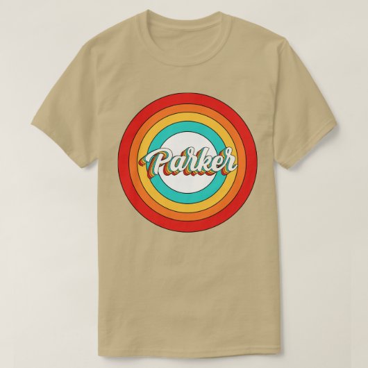Parkername Shirt Vintag Parker Circle (Design vorne)