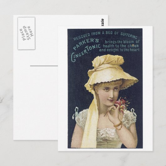 Parker's Ginger Tonic Postkarte (Vorne/Hinten)