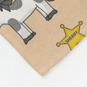 Parkers personalisierte Cowboy-Decke Fleecedecke (Ecke)