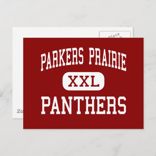 Parkers Prairie - Panthers - Parkers Prairie Postkarte (Vorne/Hinten)