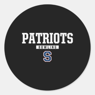 Parkersburg South Patriots Logo Bowling Hs Runder Aufkleber
