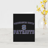 Parkersburg South Patriots Logo Karte (Gelbe Blume)