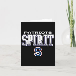 Parkersburg South Patriots Logo Spirit Hs Karte