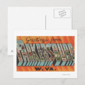 Parkersburg, West Virginia - Große Briefmarkenszen Postkarte (Vorne/Hinten)