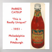 Parke's Catsup Poster (Vorne)