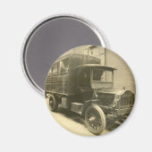 Parke's Coffee Truck Magnet (Vorderseite/Rückseite)