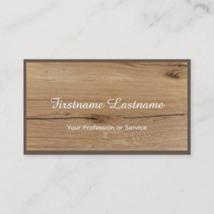 Parkettboden aus Bio, 100% Naturholz Visitenkarte