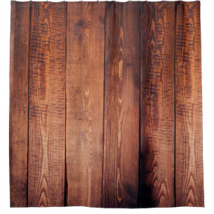Parkettboden aus Holz Duschvorhang