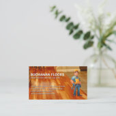 Parkettböden | Fliesen | Generalunternehmer Visitenkarte (Stehend Vorderseite)