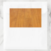 Parkettboden Parkett Laminat Brown Rechteckiger Aufkleber (Tasche)