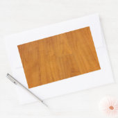 Parkettboden Parkett Laminat Brown Rechteckiger Aufkleber (Umschlag)