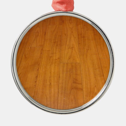 Parkettboden Parkett Laminat Brown Silbernes Ornament (Vorne)