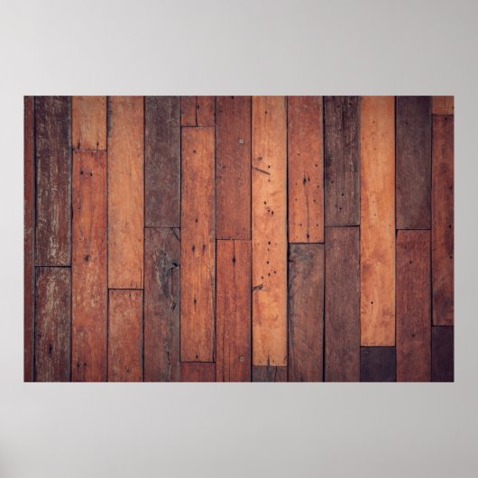 Parkettmuster aus Holz Poster (Vorne)