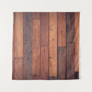 Parkettmuster aus Holz Wandteppich