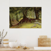 Parkhurst Woods, Abinger, Surrey Poster (Küche)