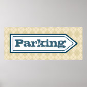 Parking Sign Poster (Vorne)