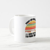 Parking The Van Funny Married Gift Kaffeetasse (Vorderseite Links)