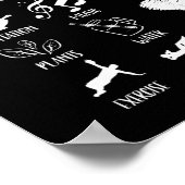 Parkinson Aktion Bingo Parkinsons Krankheit Poster (Ecke)