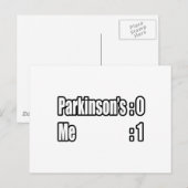 Parkinson-Anzeiger (Me) Postkarte (Vorne/Hinten)