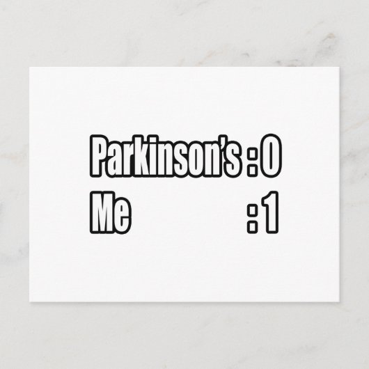 Parkinson-Anzeiger (Me) Postkarte (Vorderseite)