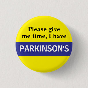 Parkinson-Bewusstseinsabzeichen Button