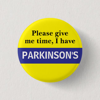 Parkinson-Bewusstseinsabzeichen Button