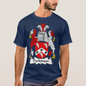 Parkinson Coat of Arms Family Crest T-Shirt (Vorderseite)