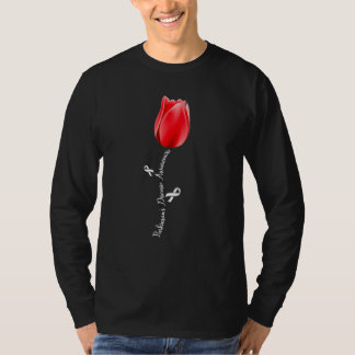 Parkinson Disease Awareness Tulip April Monat T-Shirt