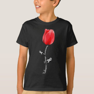 Parkinson Disease Awareness Tulip April Monat T-Shirt