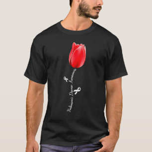 Parkinson Disease Awareness Tulip April Monat T-Shirt