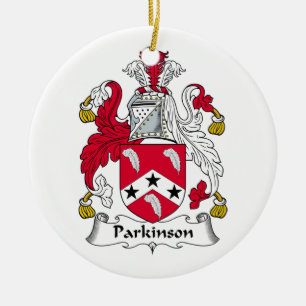 Parkinson-Familienwappen Keramikornament
