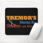 Parkinson gerüttelter Entwurf des Martinis Mousepad (Mit Mouse)