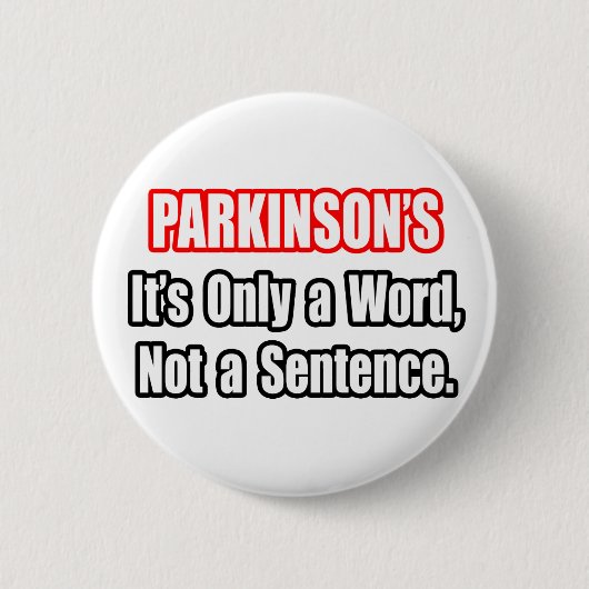 Parkinson... kein Satz Button (Vorderseite)