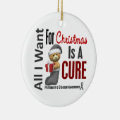 Parkinson Krankheit alle will ich Keramik Ornament (Rechts)