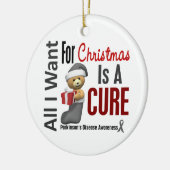 Parkinson Krankheit alle will ich Keramik Ornament (Links)