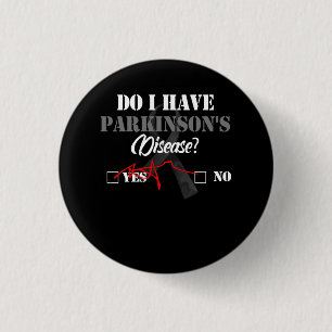 Parkinson-Krankheit Bewusstsein Ja Keine Warriorüb Button