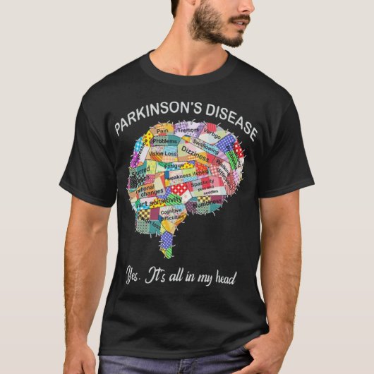 Parkinson-Krankheit Bewusstsein Ja T-Shirt (Vorderseite)